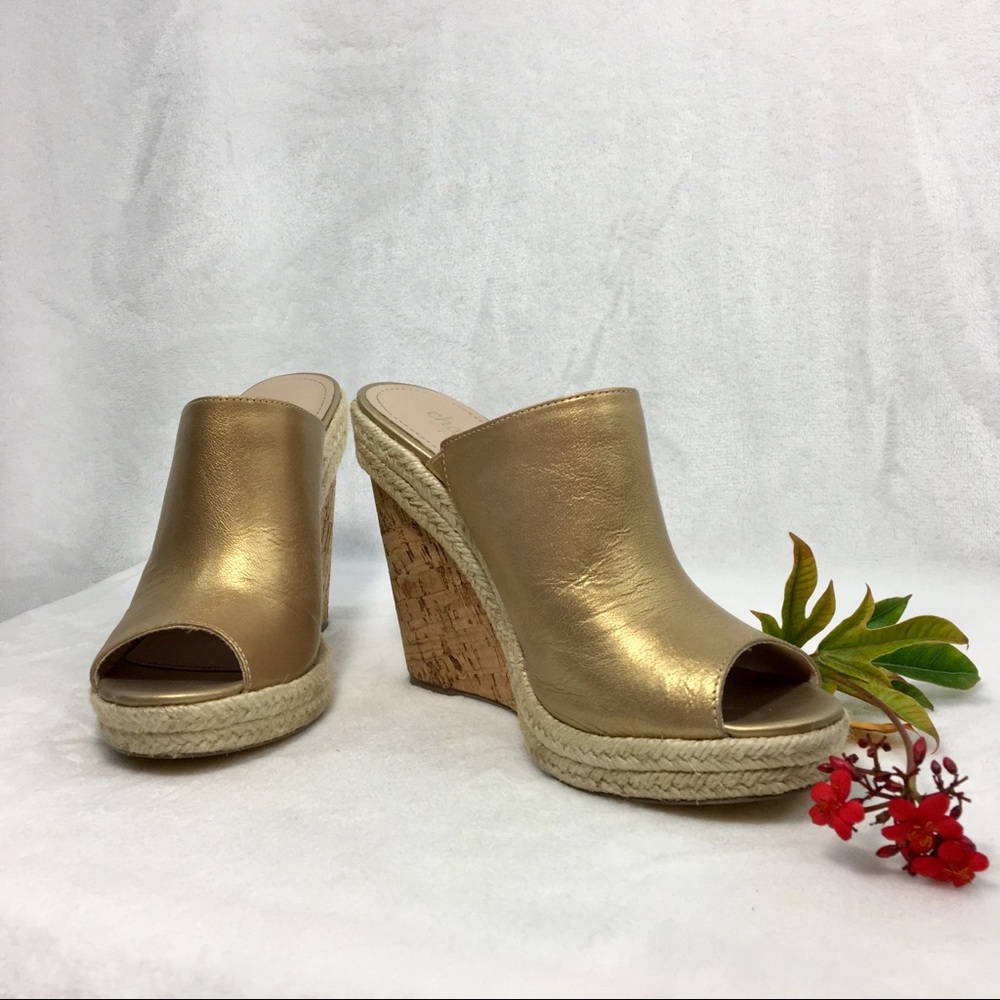 CHARLES by CHARLES DAVID “Balen” Metallic Wedges.